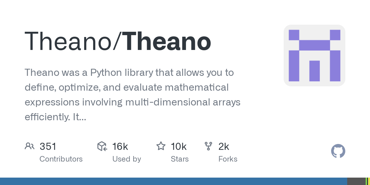 Theano: Python Library for Efficient Numerical Computation